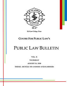 Public Law Bulletin Vol. X