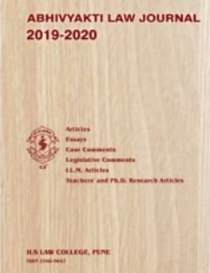 Abhivyakti Law Journal 2019-20