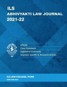 Abhivyakti Law Journal 2021-22